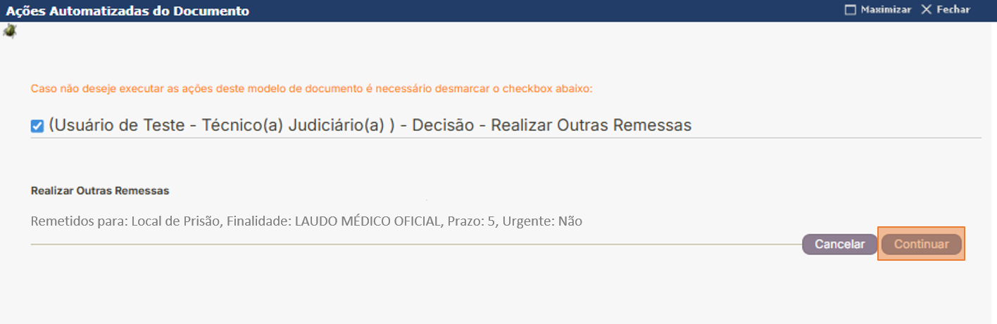 Automacao Outras Remessas