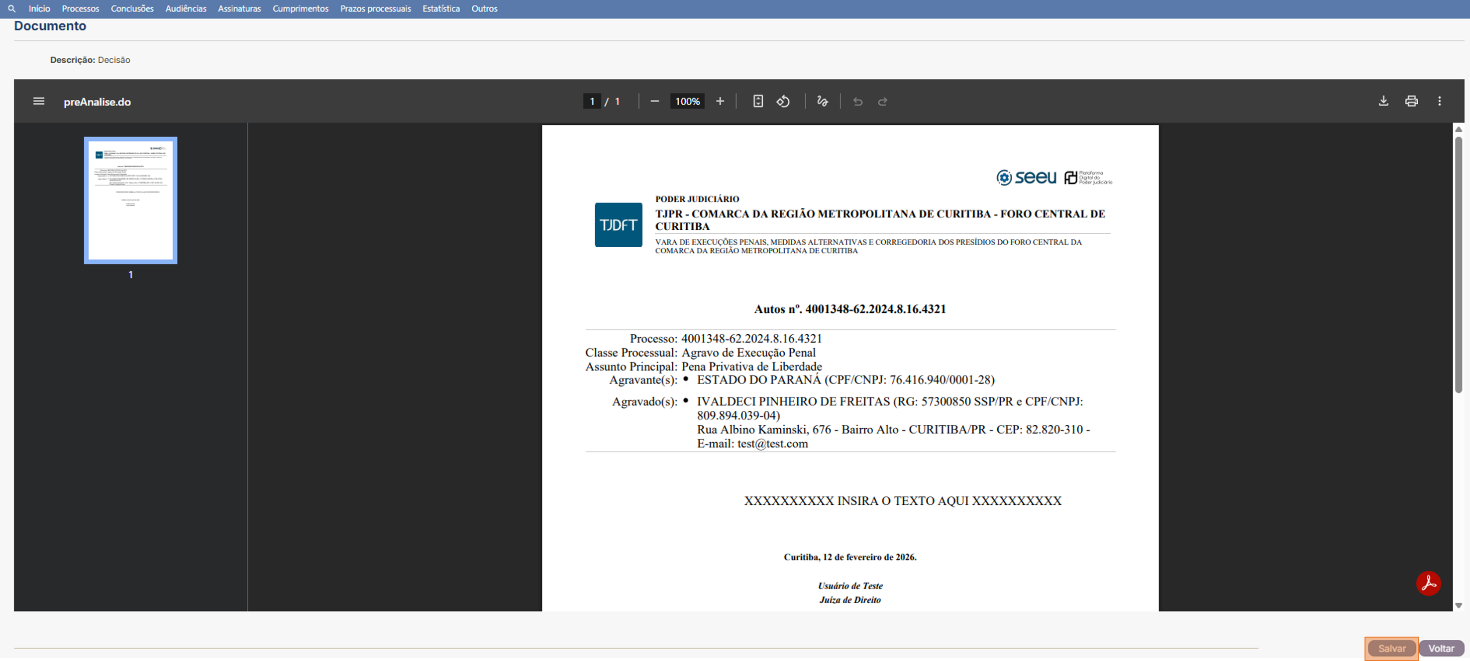 Automacao Outras Remessas