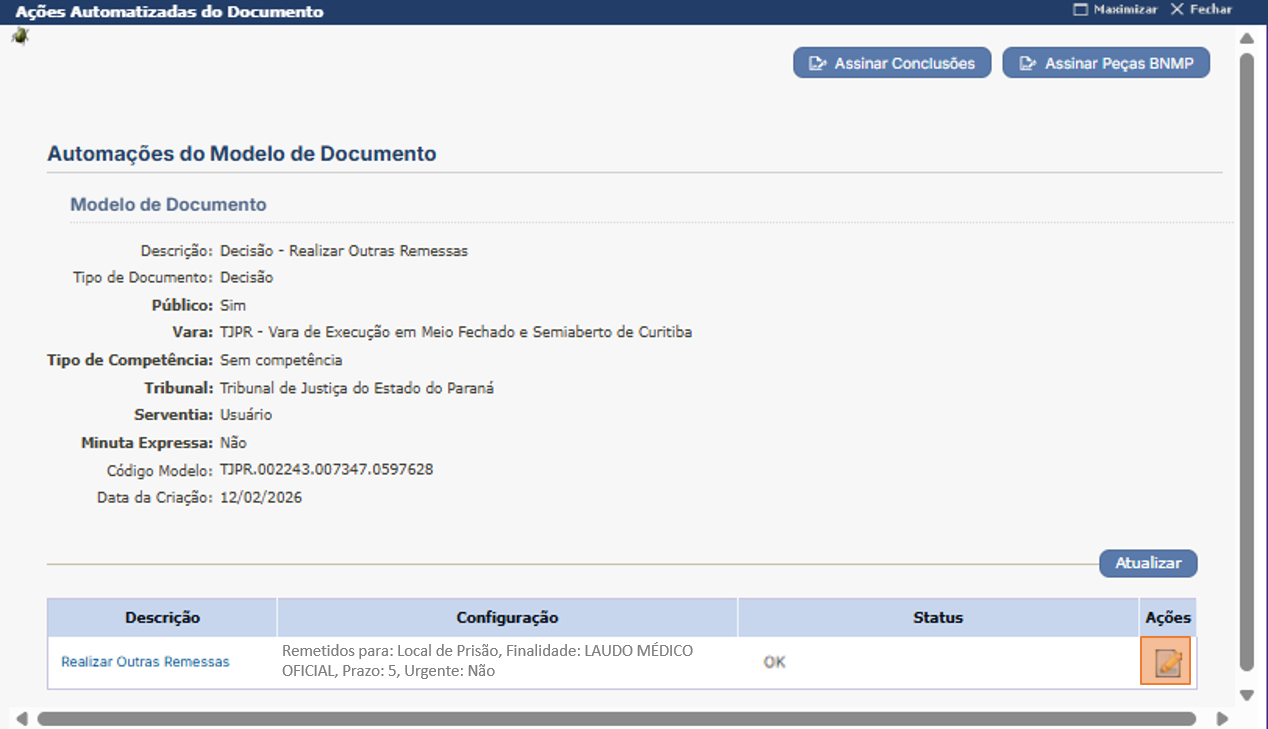Automacao Outras Remessas