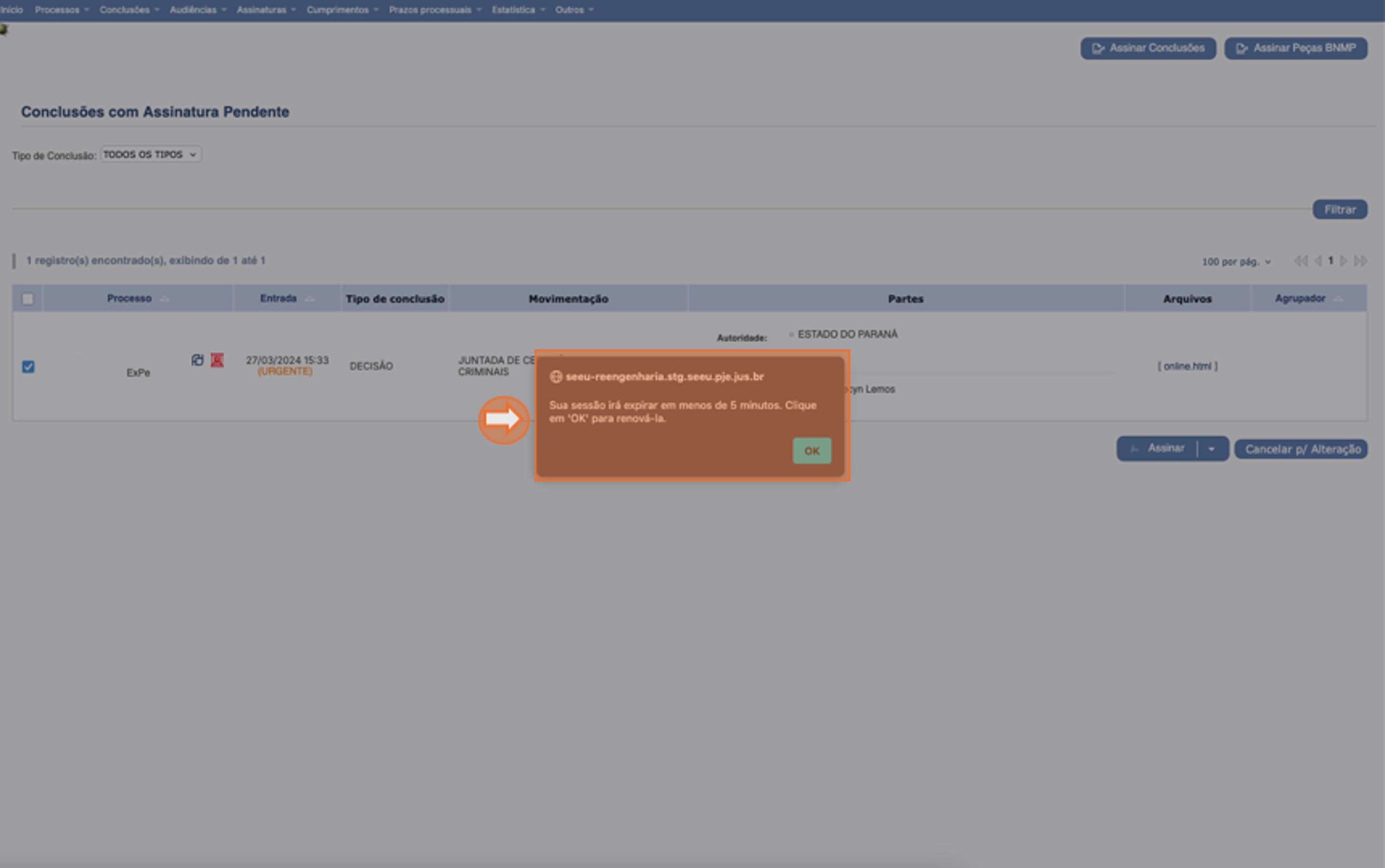 Assinatura de Documentos