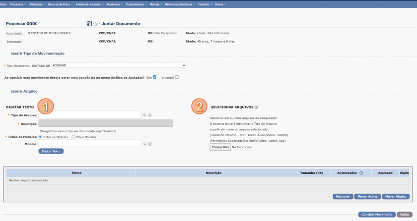 Assinatura de Documentos